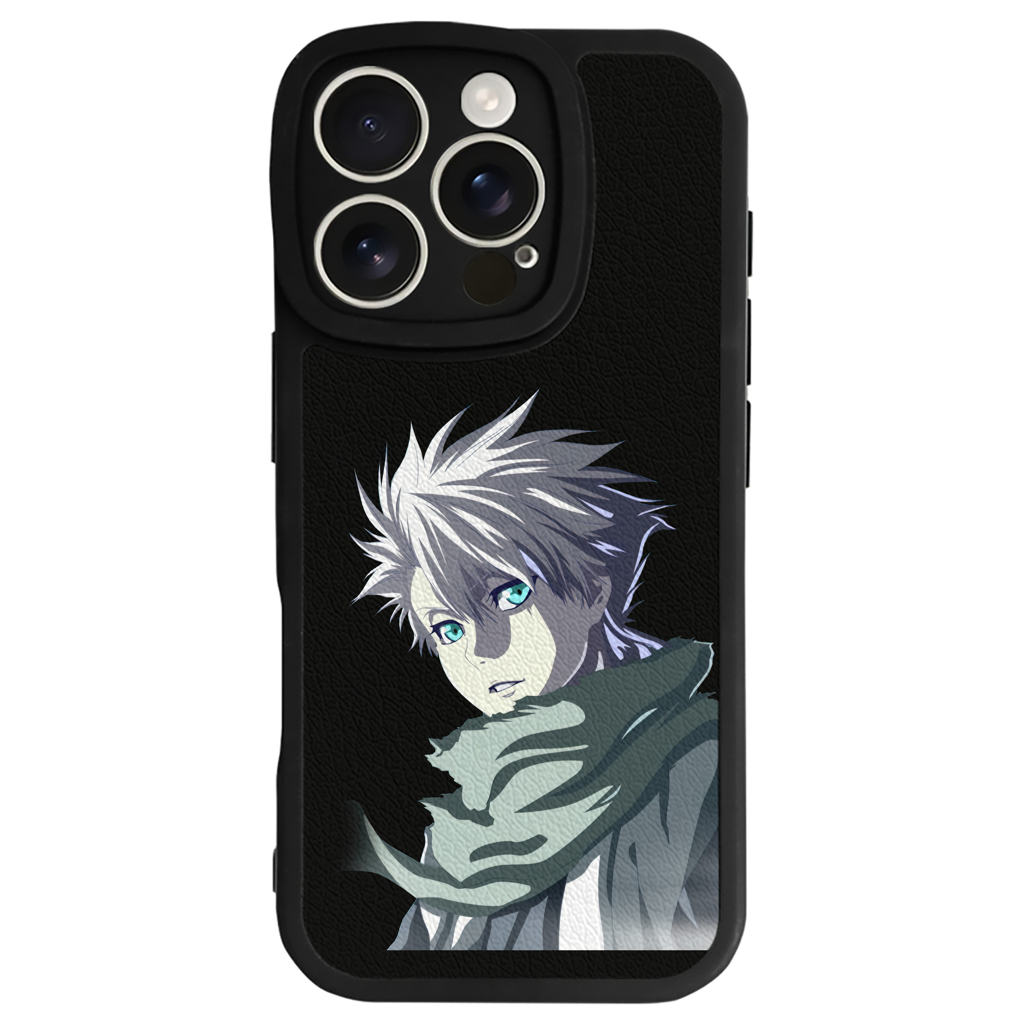 （画像用） ブリーチ 日番谷冬獅郎（ひつがや とうしろう） BLEACH Hitsugaya Toushirou 【iPhone 16シリーズ対応】シリコンスマホケース（レザー調） 材質：シリコン